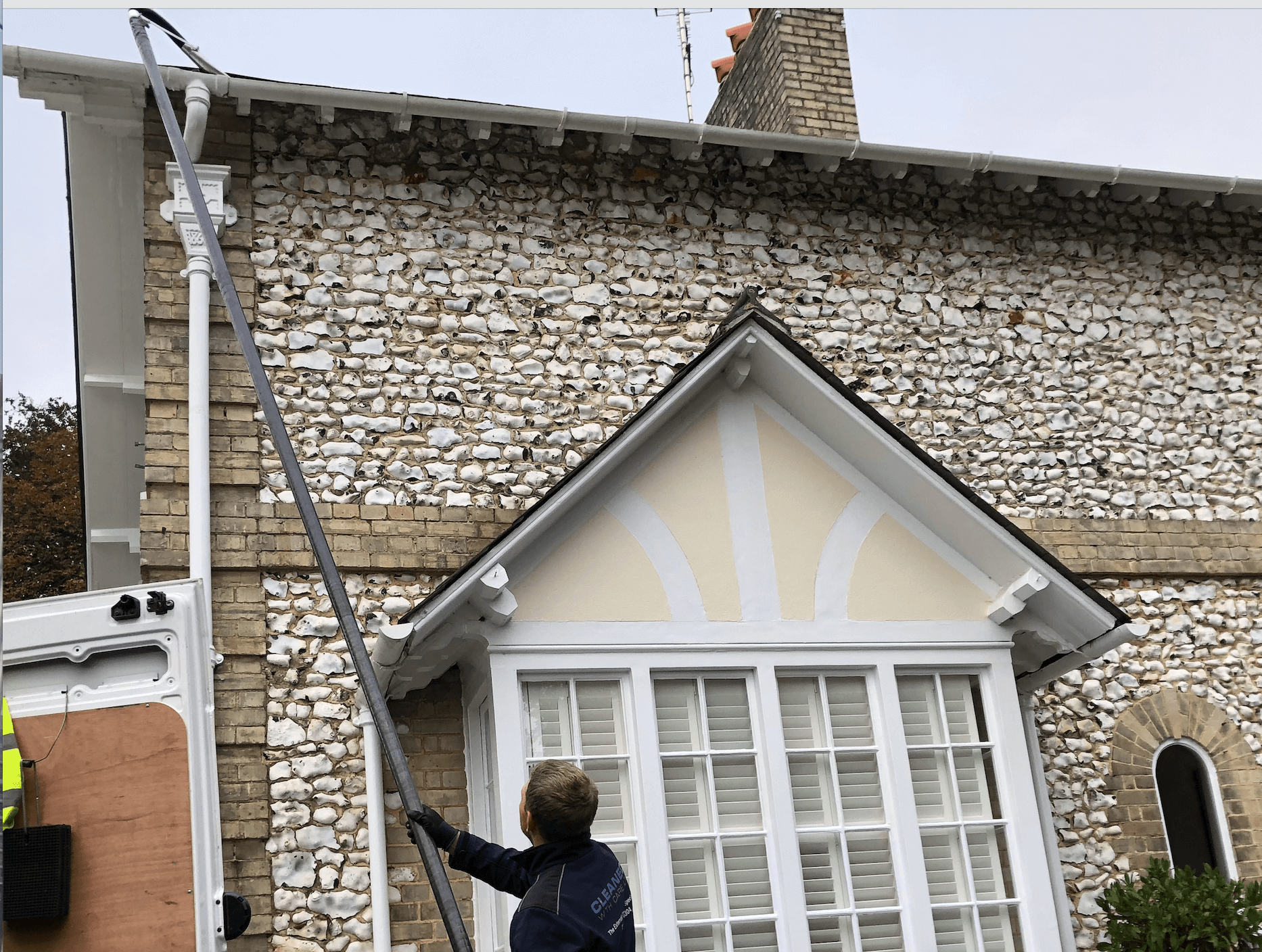 Professional gutter cleaning tools and equipment used by The Roof Moss Cleaners in High Wycombe